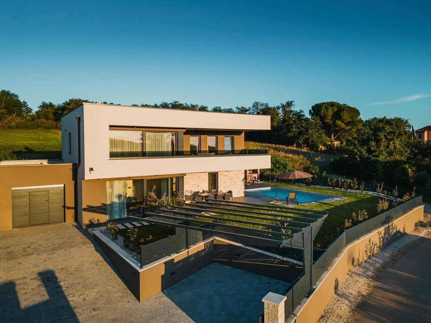 Beautiful Villa Angelina With Private Pool And Sauna Kaštelir 0*,